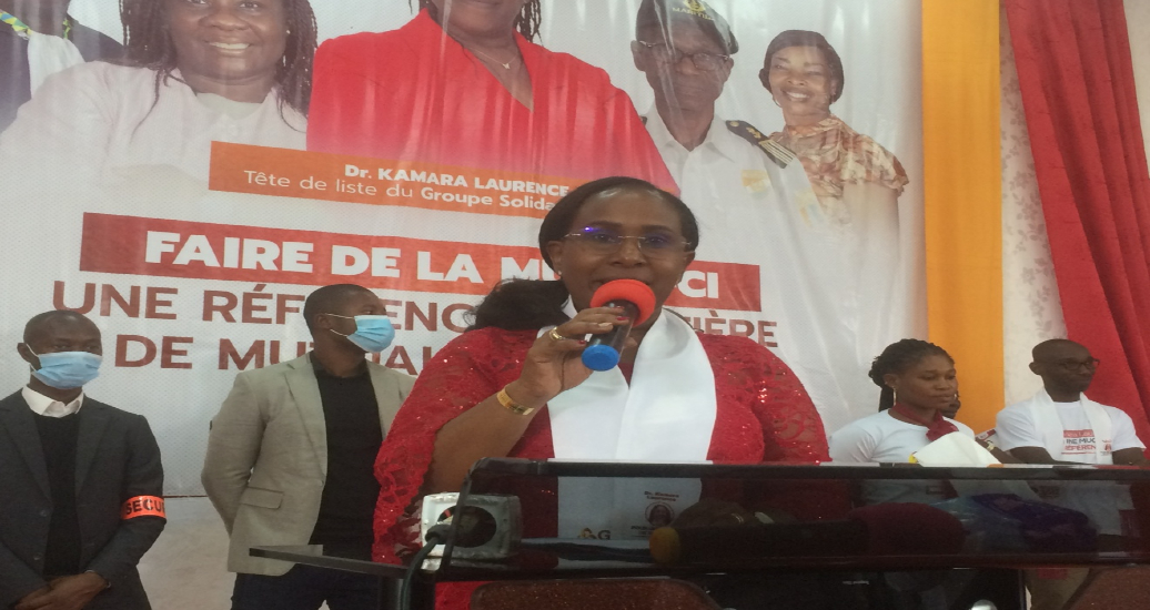 Dr Kamara Laurence investie comme tête de liste du Groupe Solidarité-Egalité en vue des élections à la MUGEFCI