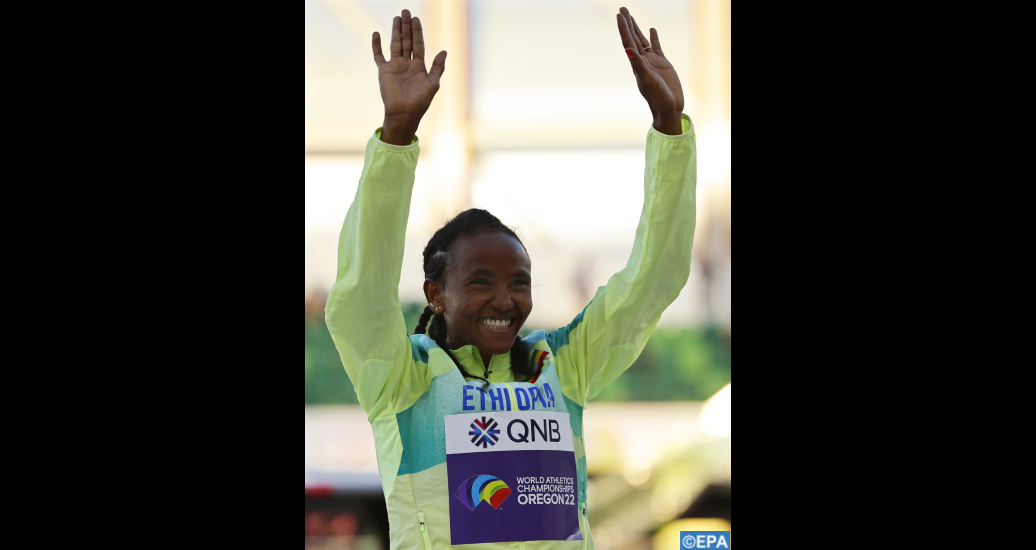 Athlétisme: l’Ethiopienne Gudaf Tsegay, championne du monde du 5.000 m