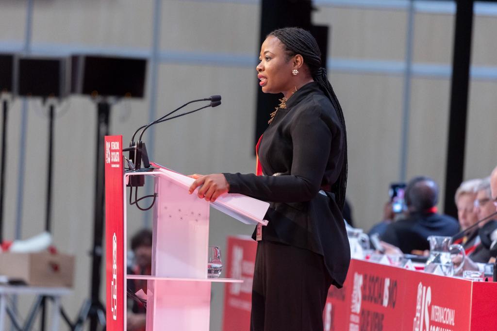 Benedicta Lasi elected first African woman and youngest Secretary-General of Socialist International