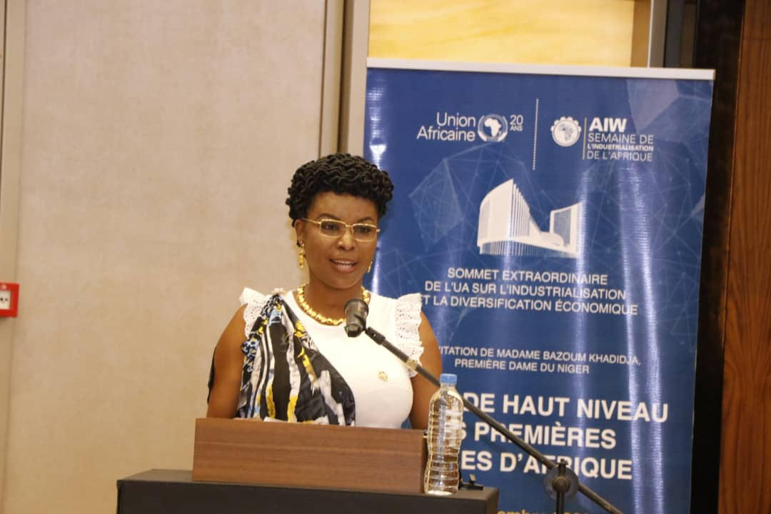 sommet UA: Mme Angeline NDAYISHIMIYE, Première Dame du Burundi, âme de battante