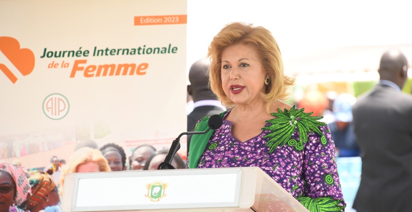 Côte d’Ivoire-AIP/ JIF 2023 : Dominique Ouattara exhorte les femmes à s’approprier les outils du numérique pour se connecter au reste du monde