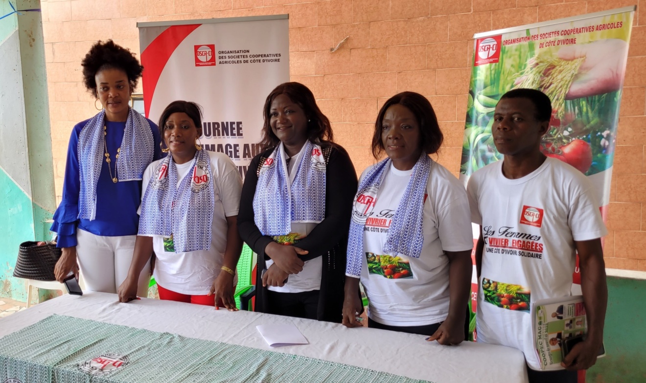 Une organisation de sociétés coopératives célèbre les femmes du vivrier à Yopougon