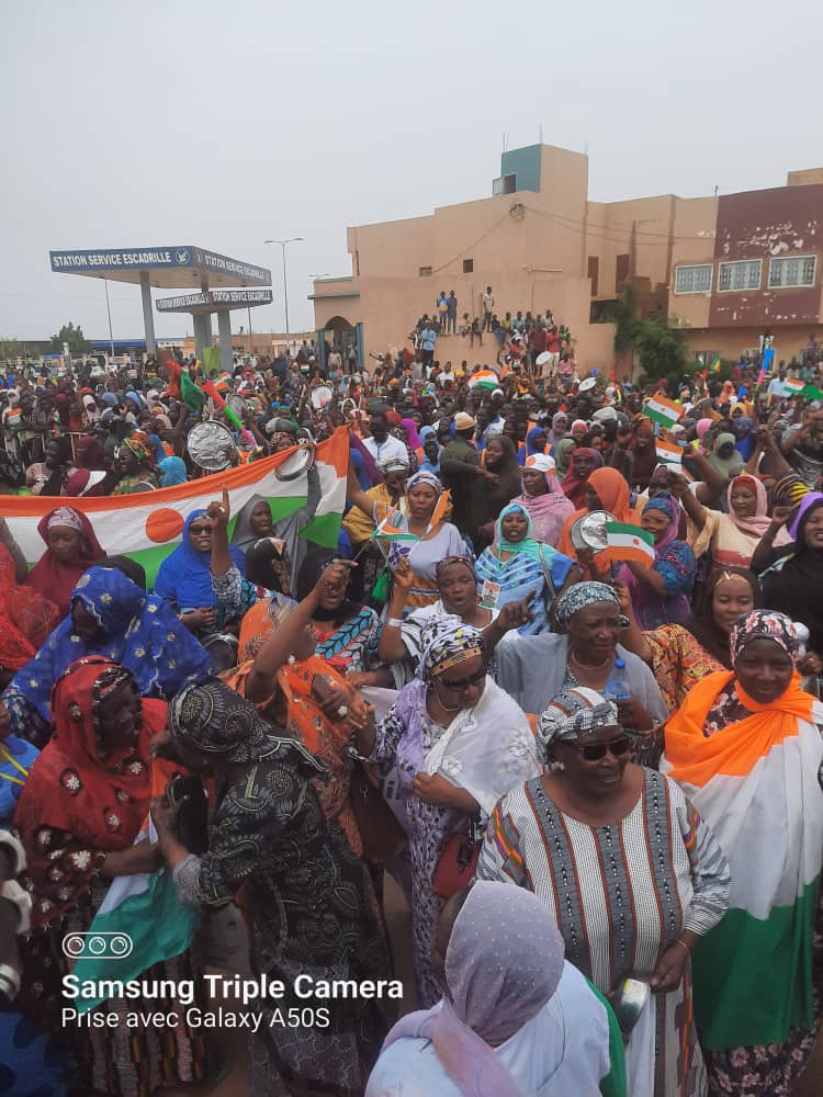 Niger : Les femmes engagées pour la Sauvegarde de la Patrie (FESP) apportent leur soutien au CNSP